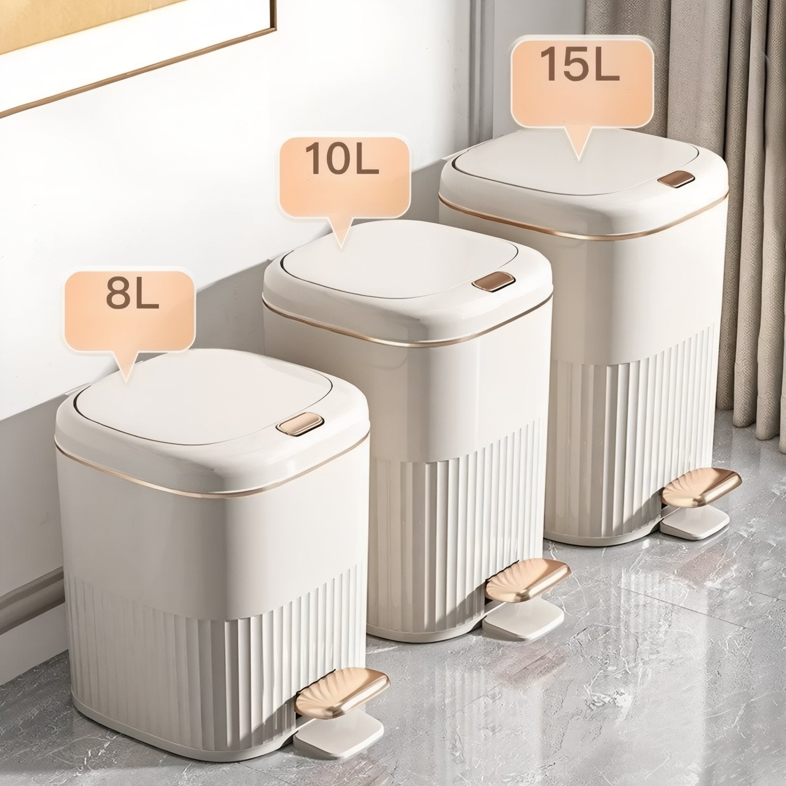 EliteBin - Cestino con design elegante per una facile gestione dei rifiuti