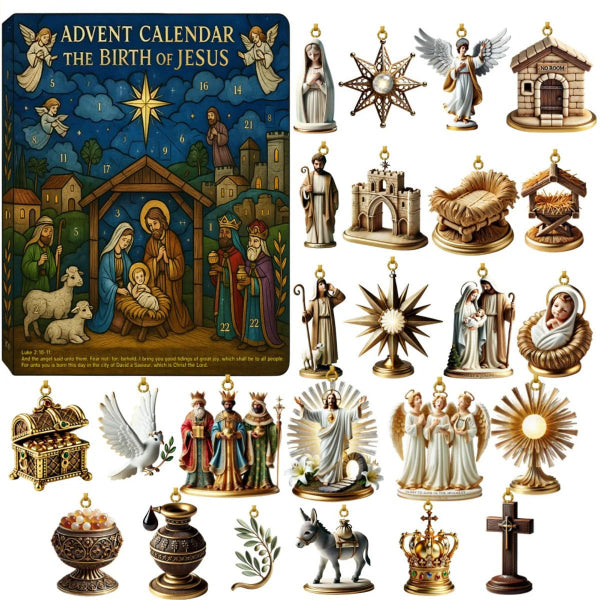 BethlehemPath | Calendario dell'Avvento 2025 Il Cammino verso Betlemme Conto alla rovescia festivo