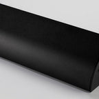 Ray Minimalista Linea Metallo Acrilico Applique da Esterno Nero