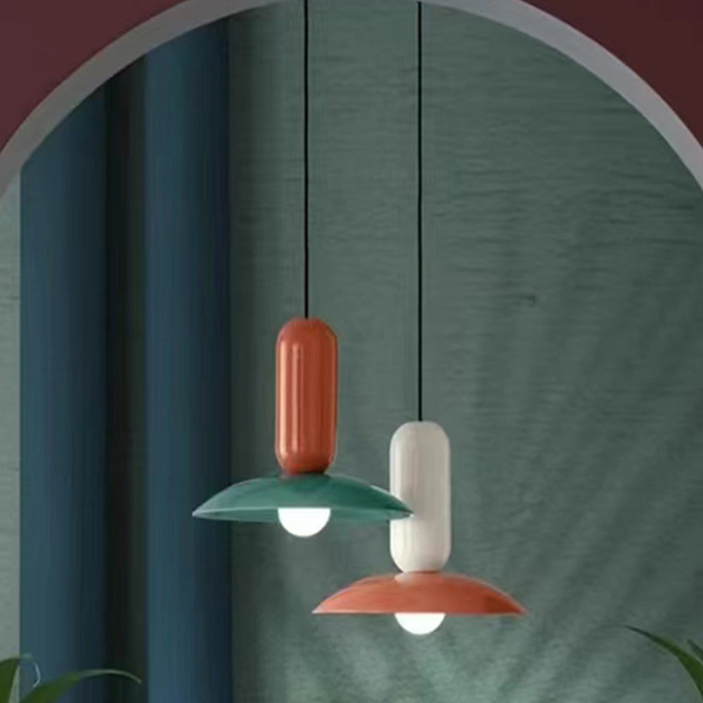 Valentina Colorato Lampade a Sospensione Creative LED Rosso Verde