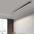Lampada da soffitto/parete nera lineare Solin