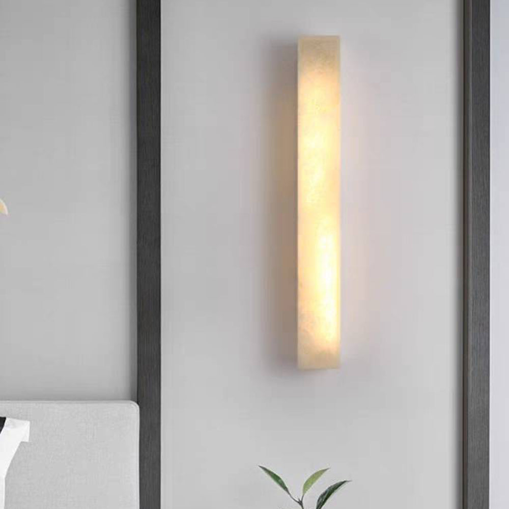 Ray Moderno Rettangolare Resina Applique da Esterno Corridoio