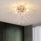 Lampada a Sospensione Vintage Kalia Fuoco Dandelion