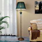 Lampade da Terra Tiffany Moderni LED Metallo Tessuto Soggiorno/Camera da Letto