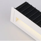 Ray Modern Metal Square Outdoor Deck/Step Light, Black