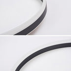 Arisha Minimalista LED Plafoniera Anello Metallo Nero