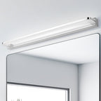 Lampada da parete Arisha Nordic Linear Metal Mirror, Cromata/Nera
