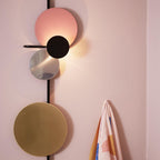 Arisha Moderna LED Applique S/L Rosa/Rosso/Verde/Blu Metallo Studio