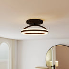 Lampada da soffitto rotonda in ferro moderno chic