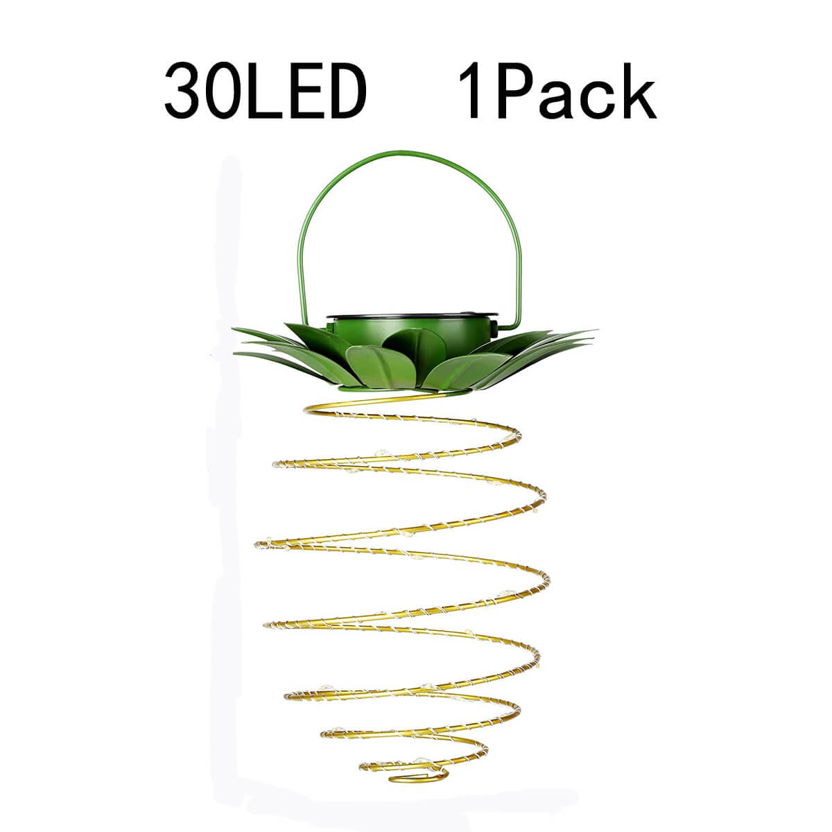 Lanterna in Ferro a Forma di Ananas Solare LED con Filo di Rame per Esterni, Impermeabile, Luci Decorative da Giardino Appese