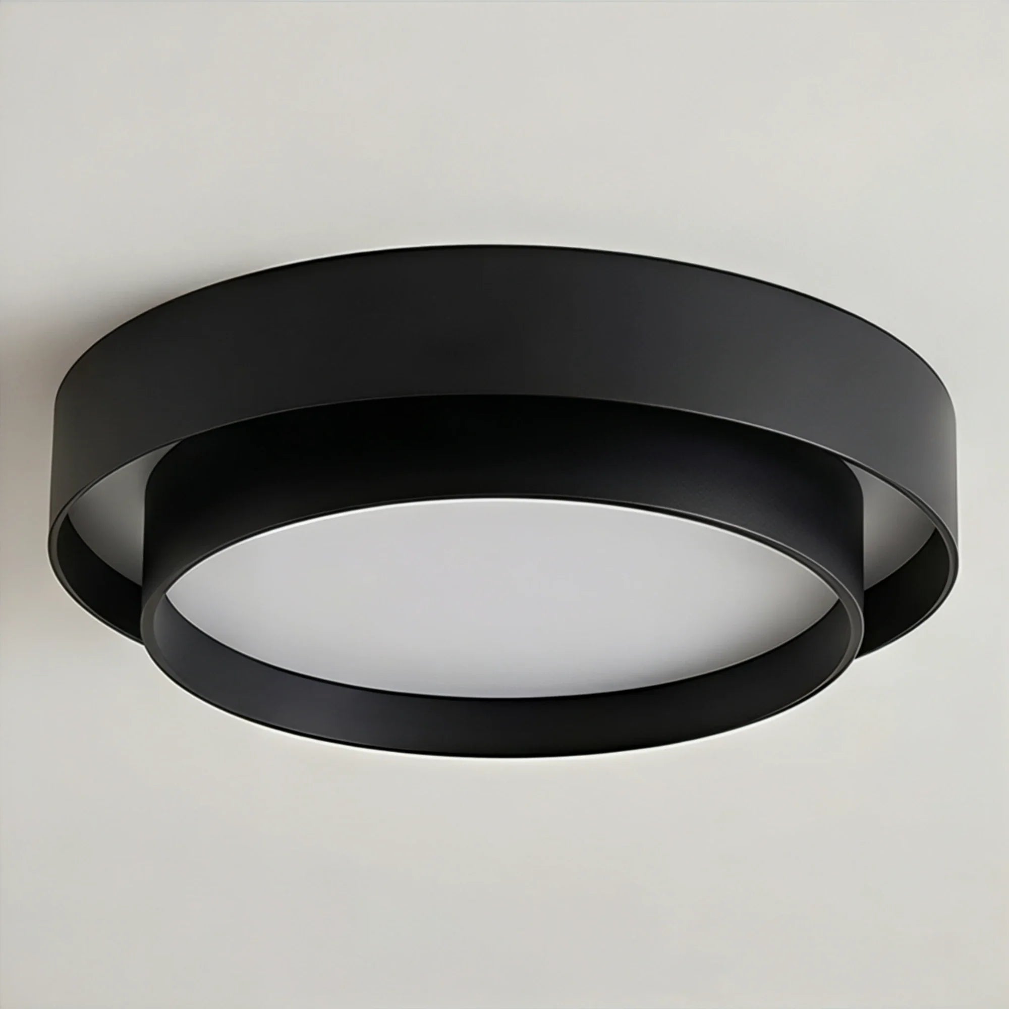 Moderna Luce da Soffitto Rotonda Doppia