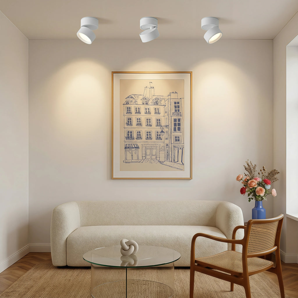 Lampada da soffitto rotante 360 regolabile