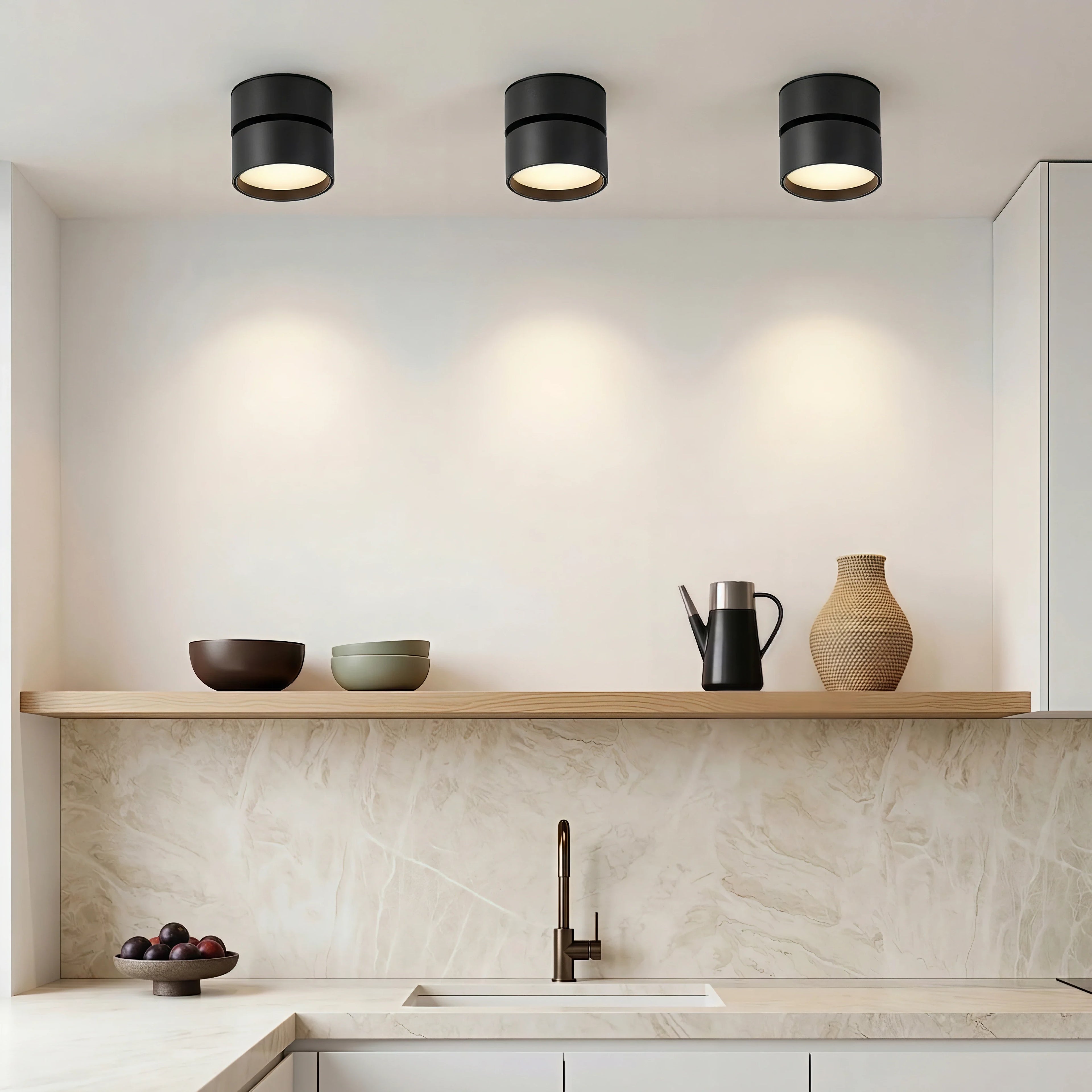 Lampada da soffitto rotante 360 regolabile