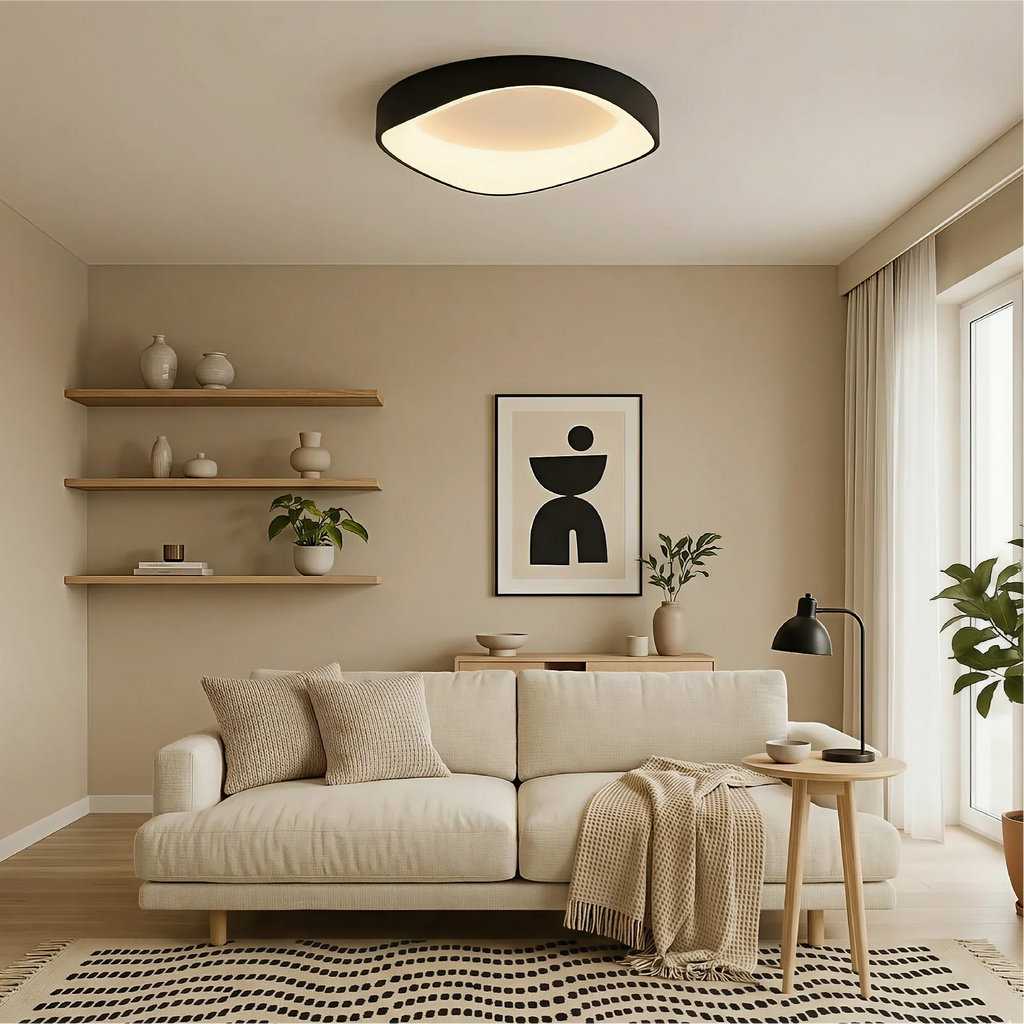 Lampada da soffitto in legno nordico