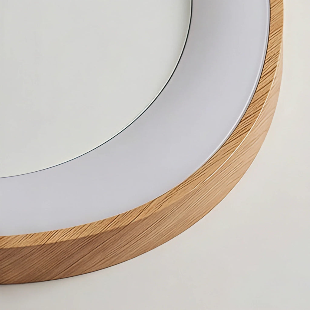 Lampada da soffitto in legno nordico