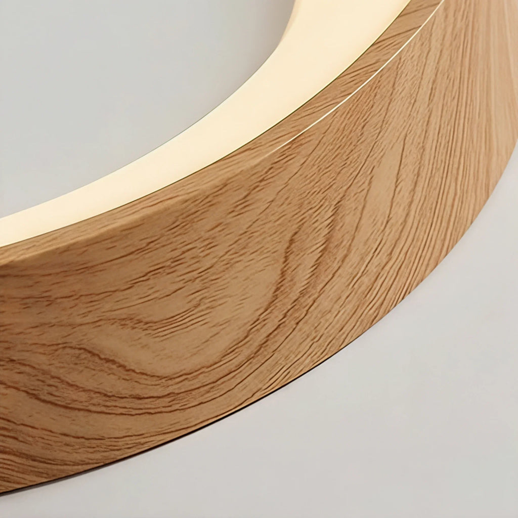 Lampada da soffitto in legno nordico