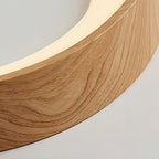 Lampada da soffitto in legno nordico