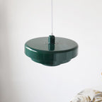 Lampada a sospensione in metallo rotonda vintage nordica a più strati con 1 luce