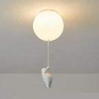 Lampada da soffitto / sospensione a forma di orso con palloncino