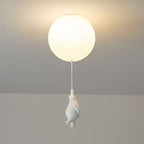 Lampada da soffitto / sospensione a forma di orso con palloncino
