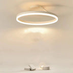 Solen Moderno Lampadario a Soffitto Circolare, Nero e Bianco