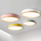 Semplice Lampada da Soffitto LED Acrilico Rotonda