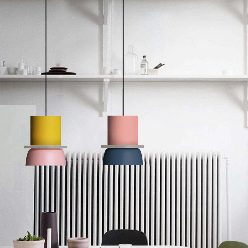 Lampada a Sospensione Jojo Colore a Contrasto