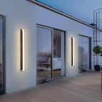 Moderna Lampada da Parete da Giardino Esterna a LED Solare Impermeabile in Acrilico
