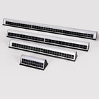 Moderna Lampada da Parete da Giardino Esterna a LED Solare Impermeabile in Acrilico