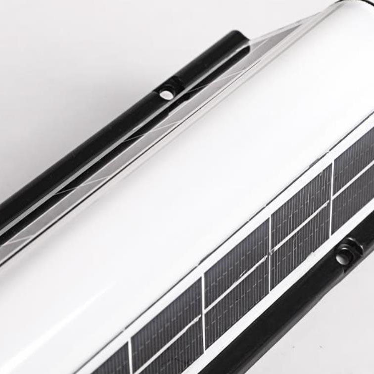 Moderna Lampada da Parete da Giardino Esterna a LED Solare Impermeabile in Acrilico