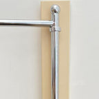 Applique da muro in stile nordico minimalista beige con braccio oscillante e 1 luce