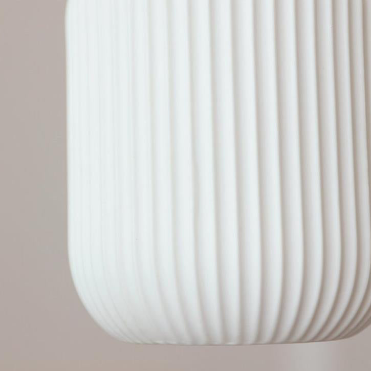 Lampada a sospensione tradizionale giapponese in ceramica con cupola rotonda piegata, legno massello e ferro, 1 luce per soggiorno e camera da letto