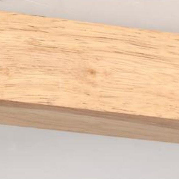 Moderna Illuminazione a Binario in Legno Massello e Metallo LED Semi-Incastro per Soggiorno