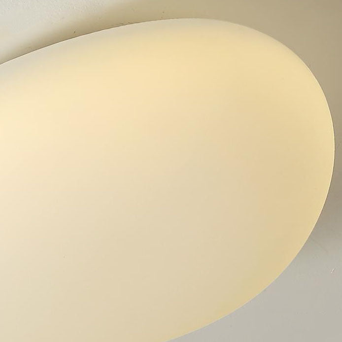 Lampadario a soffitto LED con paralume in PE a ciottoli minimalista nordico