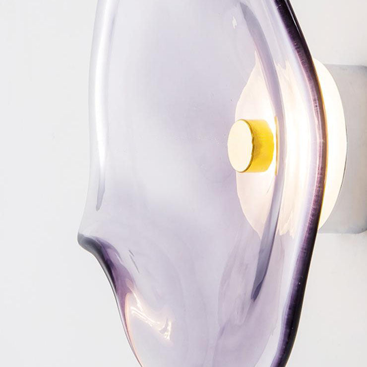 Lampada da Parete LED Rotonda in Vetro Minimalista Moderna Nordic
