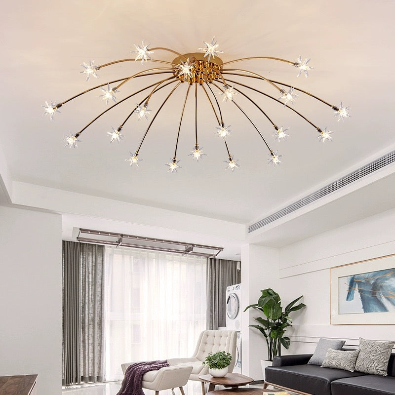 Arisha Art Deco Starry Lampada da Soffitto a Incasso