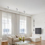 Lampada da soffitto rotante 360 regolabile