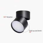 Lampada da soffitto rotante 360 regolabile