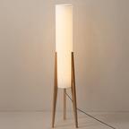 Lampada da Terra in Legno Massello Nordic