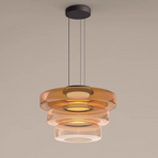 Lampada a Sospensione in Vetro Stile Bauhaus
