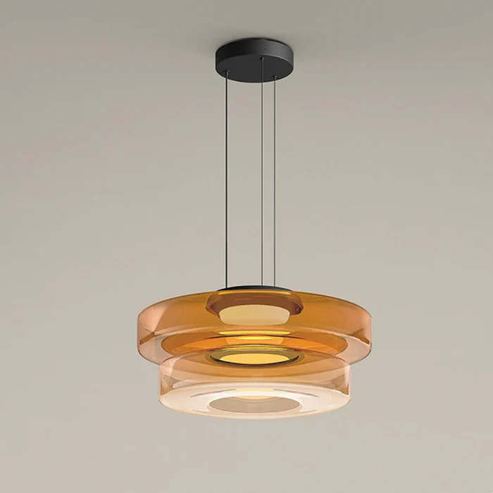 Lampada a Sospensione in Vetro Stile Bauhaus