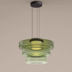 Lampada a Sospensione in Vetro Stile Bauhaus