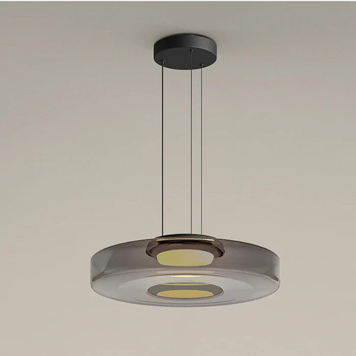 Lampada a Sospensione in Vetro Stile Bauhaus