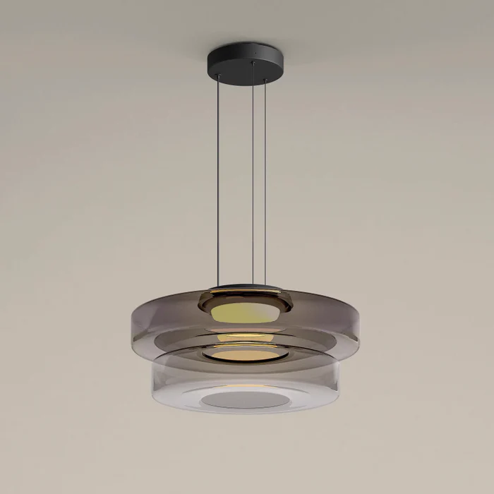 Lampada a Sospensione in Vetro Stile Bauhaus