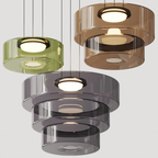 Lampada a Sospensione in Vetro Stile Bauhaus