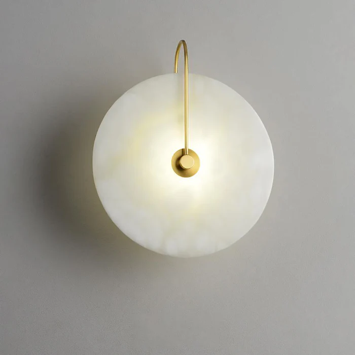 Lampada da Parete in Alabastro Nordico
