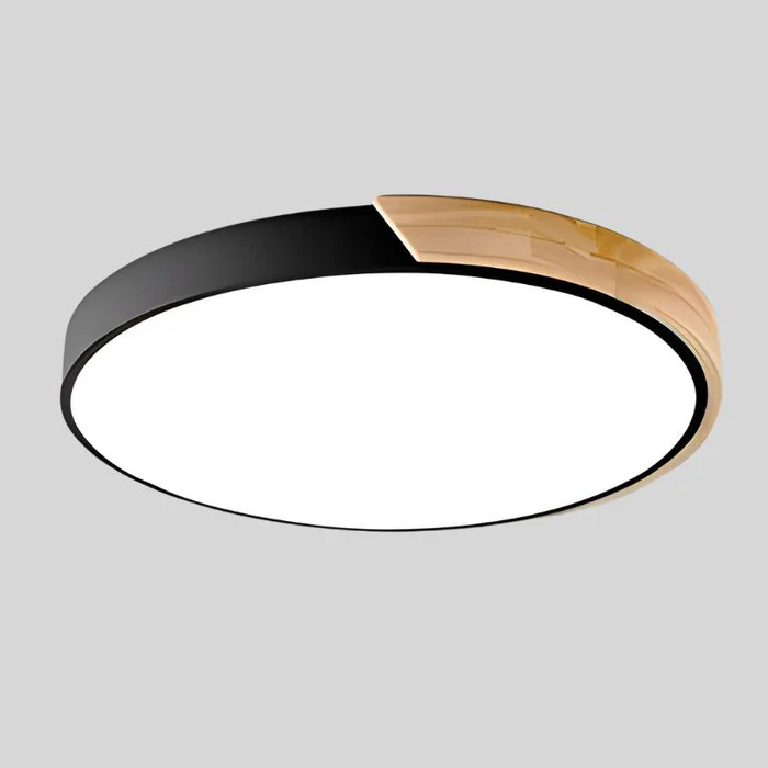 Glarefusion LED Moderno Ultra Sottile Lampadario in Legno