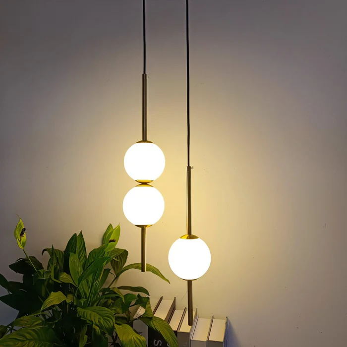 Lampada Appesa Cilindrica Moderna da Comodino