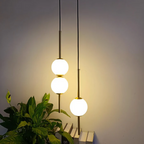 Lampada Appesa Cilindrica Moderna da Comodino