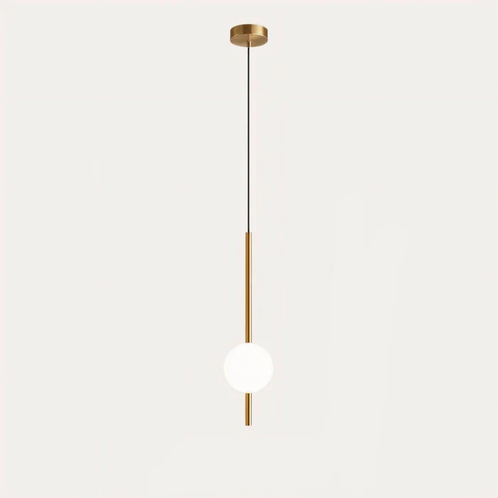 Lampada Appesa Cilindrica Moderna da Comodino